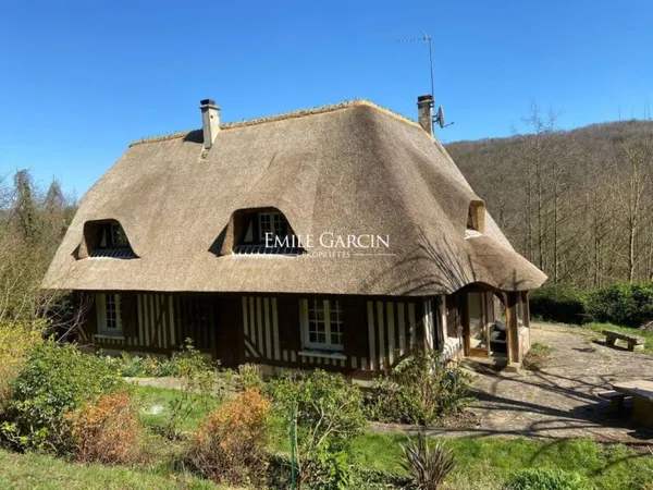 Chaumière à louer, en Normandie.