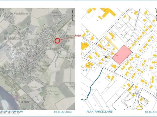 Terrain 581 m² La Menitre