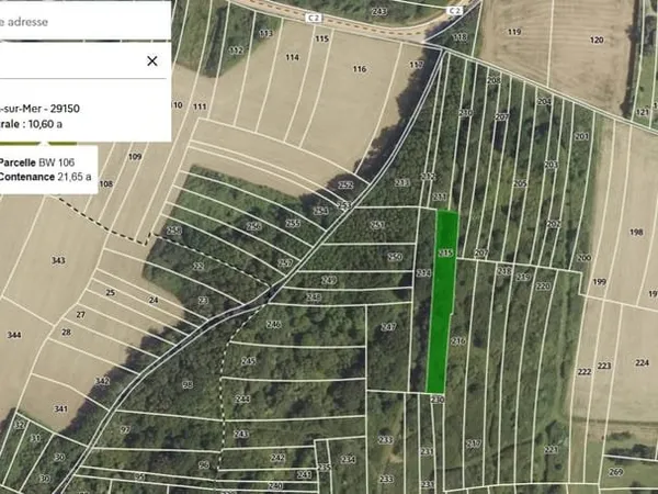 TERRAINS AGRICOLES - MOELAN SUR MER