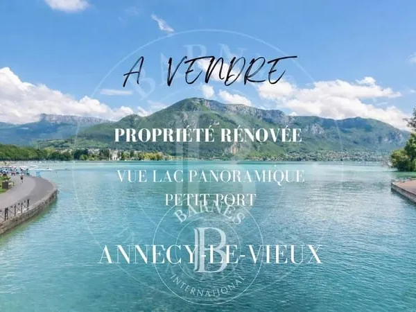 BARNES ANNECY - VILLA VUE LAC - SECTEUR CALME