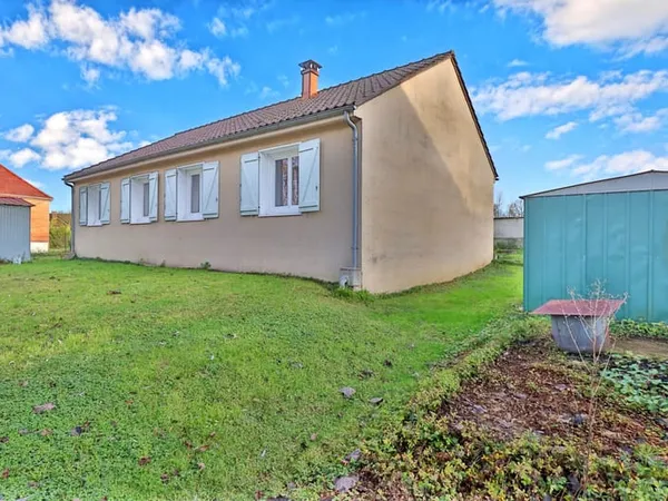 Maison 98 m2 Villacerf 4 chambres, jardin 652 m2, garage,