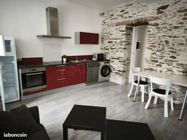 Loue appartement T2 meublé proche gare Nantes