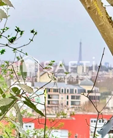 Vue Tour Eiffel, terrasse et fort potentiel !