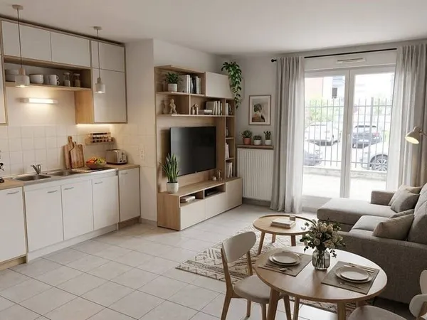 Appartement 2 pièces 35 m²