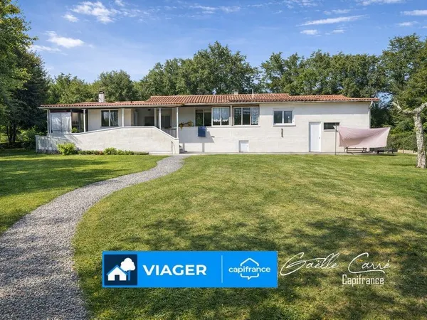 Maison viager à vendre occupé 5 pièces ROUMAZIERES (16)
