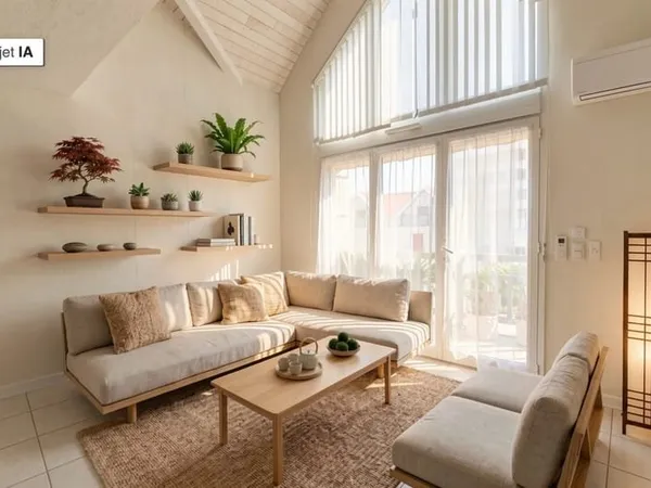 Appartement 3 chambres au dernier étage en plein coeur de l'Aiguillon
