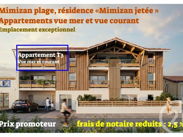 Appartement 3 pièces 55 m²