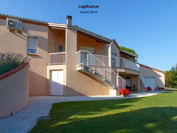 Propriete à vendre 6 pièces PENNE D'AGENAIS (47) Maison de 175m2 habitables + sous-sol sur 5245m2 de