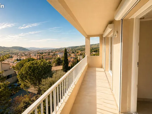 Appartement T2 rénové à neuf - Vue dégagée - Nyons