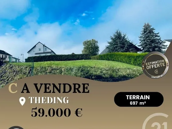 Terrain 697 m²