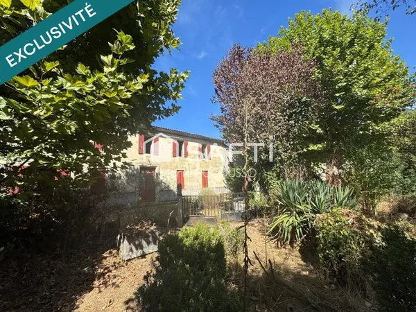 Propriété en pierre, à rénover + revenu locatif