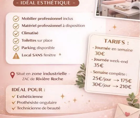Location d'espace professionnel