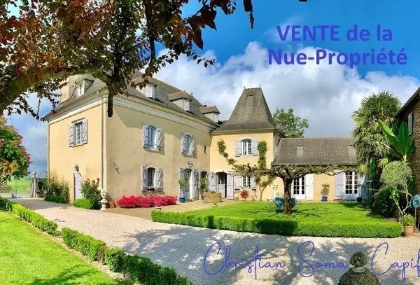 Belle demeure à vendre en nue-propriété GARDERES (65)
