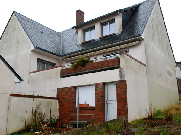 sur les hauteurs de Fécamp, pavillon individuel à vendre , 4 chambres, sous-sol complet