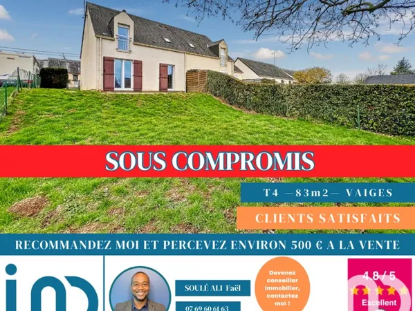 Maison 4 pièces 83 m²