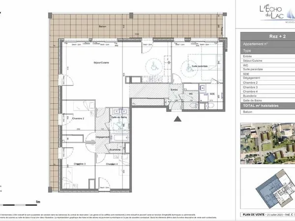 Appartement 5 pièces 120 m²