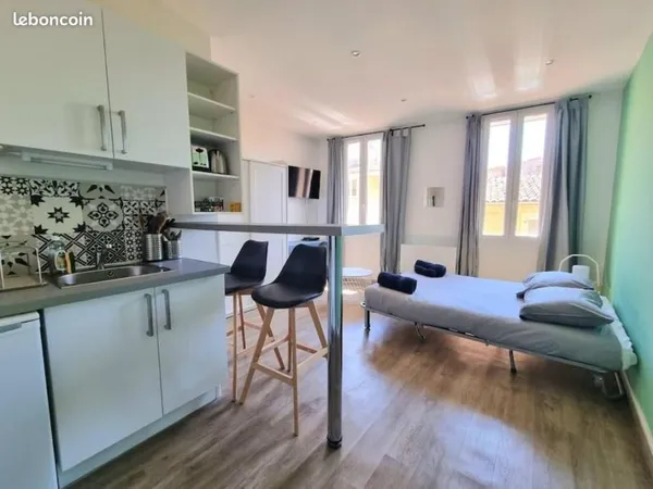 Location studio meublé Aix-en-Provence - Juillet et Août 2026 (2 mois)