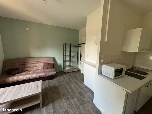À louer - Studio meublé 20 m² - Idéal étudiant - Zone universitaire