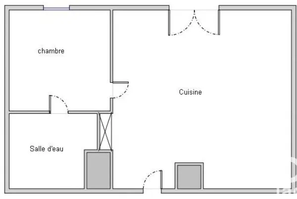 Appartement 2 pièces 37 m²
