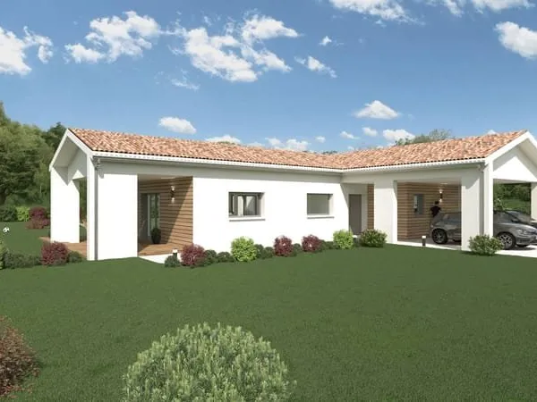 Terrain + Villa de à 100m2 à Vic La Gardiole (34110)