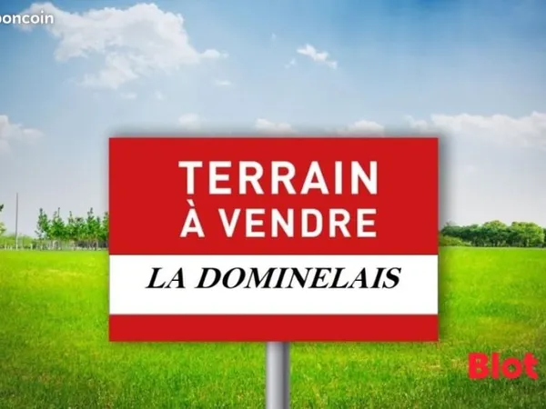 Terrain 1 001 m² La Dominelais