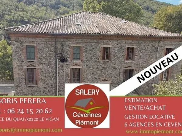Bien immobilier de rendement Vente Le Vigan 15p 494m² 300000€