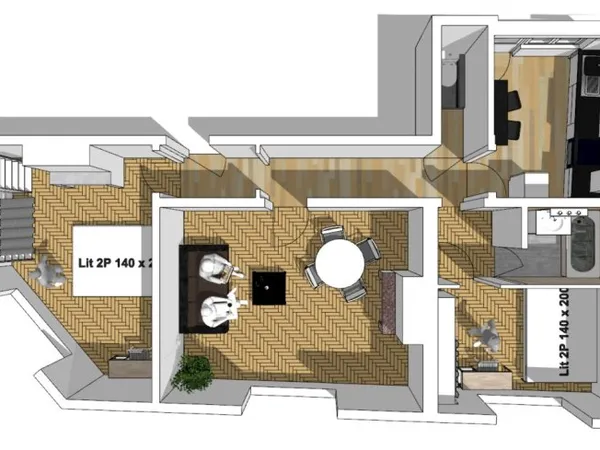Loue appartement meublé