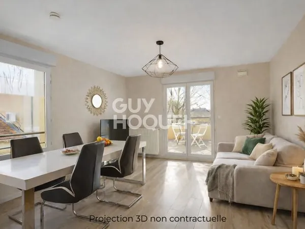 Appartement T4 en duplex avec terrasse à vendre sur Brindas