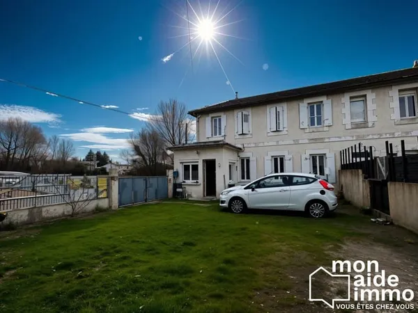 Maison Charmante à Coutras - 80m² avec Dépendance de 84m²