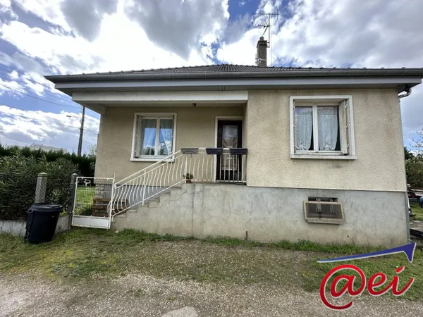 Maison T4 de plain-pied sur un terrain de 531 m2, sous-sol total