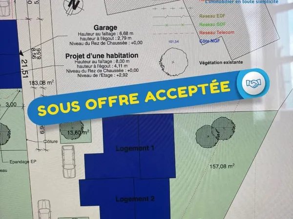 EXCLUSIVITÉ ! Terrain à bâtir à proximité du centre-ville