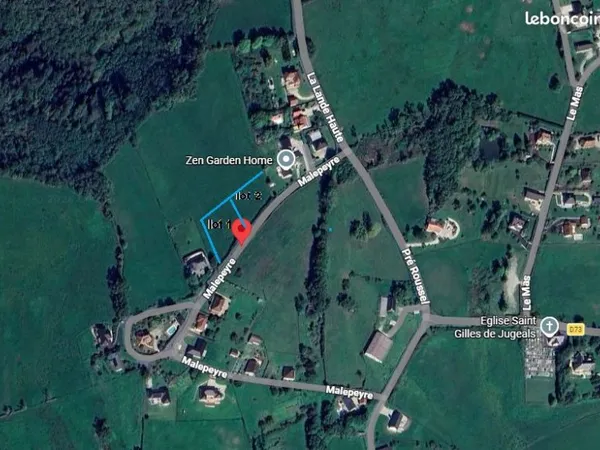 Vente de terrain "Jugeals-Nazareth"