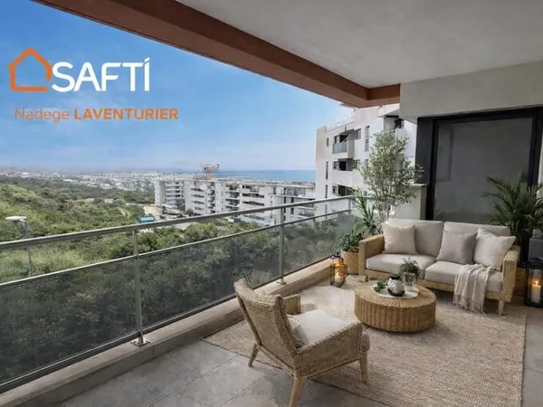 T1 récent vue mer, terrasse, parking - Ajaccio