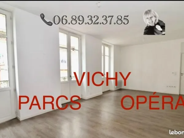Vichy parcs opéra / en exclusivité - appartement t4 de 85m2 avec ascenseur