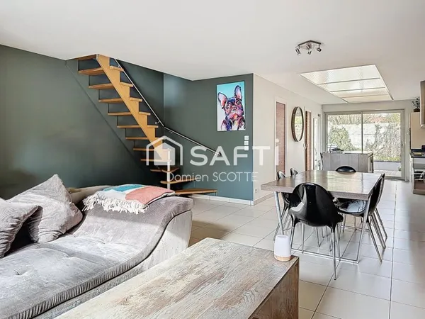 Maison 95 m² avec cour, 3 chambres