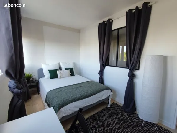 Chambre 1 pièce 19 m²