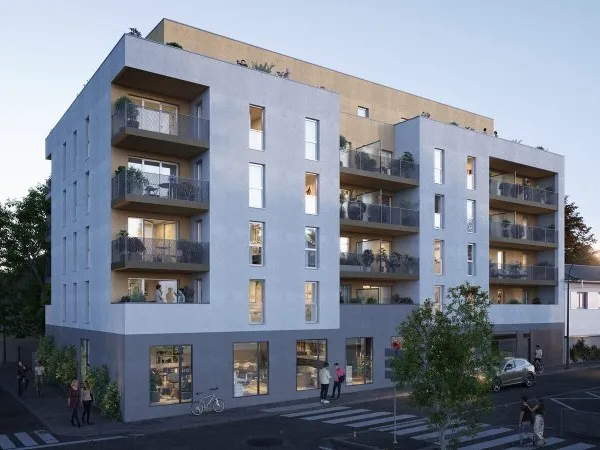 Appartement 3 pièces de 65 m² avec balcon