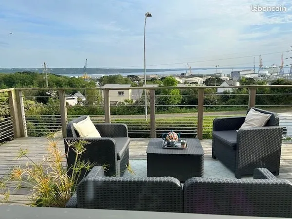 Maison rénovée avec vue rade - Brest Saint-Marc - 127 m² - 4 chambres