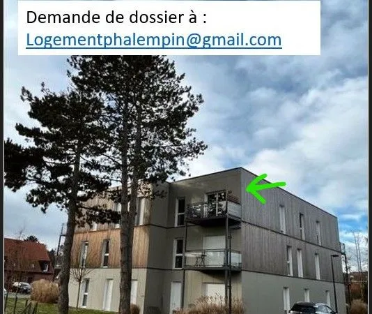 🏠 Location Appartement T3 Récent (2018) - 63 m² avec Balcon & 2 Parkings - Phalempin