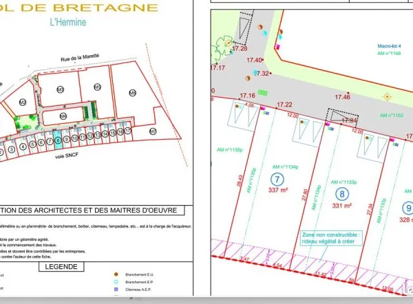 Terrain à bâtir viabilisé libre de constructeur