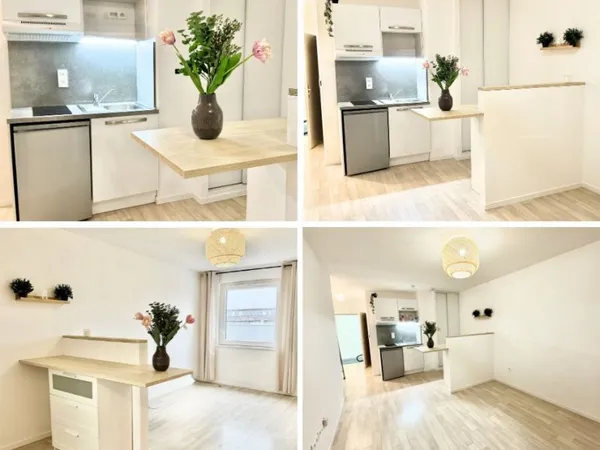 Studio rénové non occupé 25,5 m² - Résidence récente - Strasbourg Meinau (Rue Schertz)