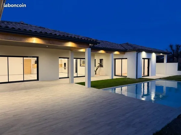 Villa Neuve T5 vue pyrénées
