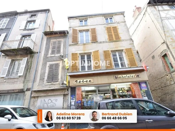 *** EXCLUSIVITE *** APPARTEMENT + LOCAL COMMERCIAL LOUÉ *** BILLOM CENTRE VILLE ***