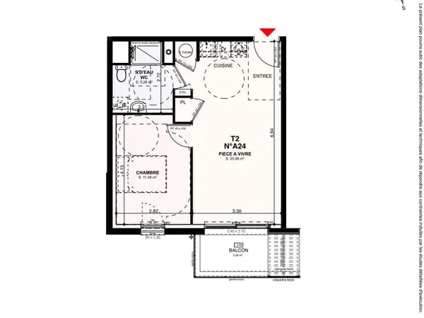 APPARTEMENT T2 NEUF A VENDRE SAINT POL DE LEON