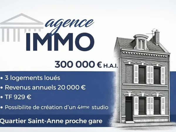 Amiens, immeuble de rapports proche Gare
