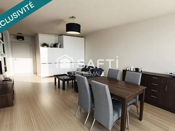 Bordeaux - T2 de 62 m² avec terrasse et parking en sous-sol
