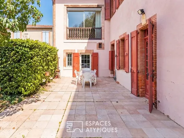 Maison de village bourgeoise au cachet Belle époque