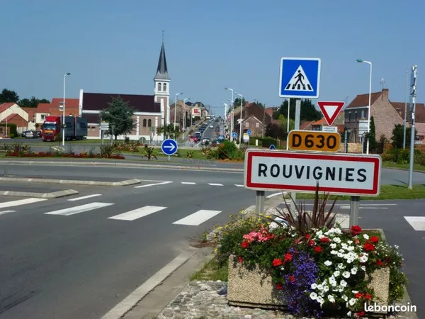 Terrain 1100 m² Rouvignies