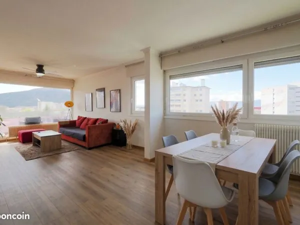 T3 de 83 m² au Dernier Étage - Vue Salève - Idéal Frontaliers (Tram & CEVA)
