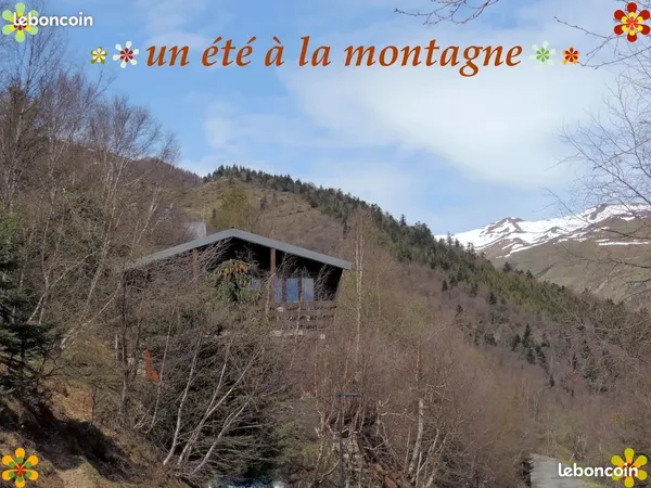 CHALET AU PRIX D UN APPARTEMENT Saint-Lary-Soulan superbe vue sur les montagnes entouré de forêts sa